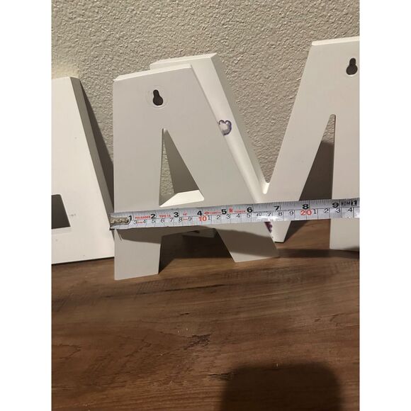 DREAM Wood Pink/White Hanging or Shelf Lettering Decor - Picture 8 of 11